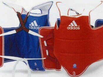 Taekwondo chest hotsell guard adidas